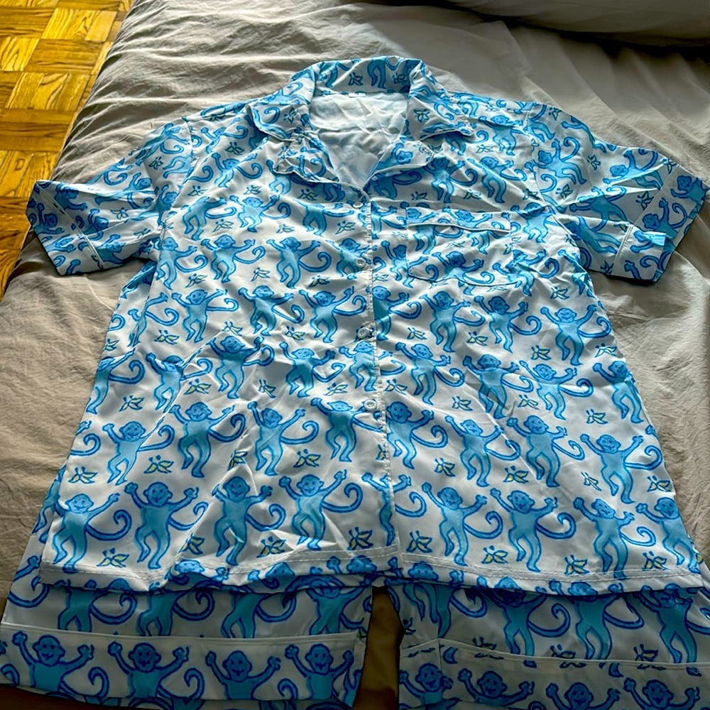 Imitation Roller Rabbit Monkey Pajamas